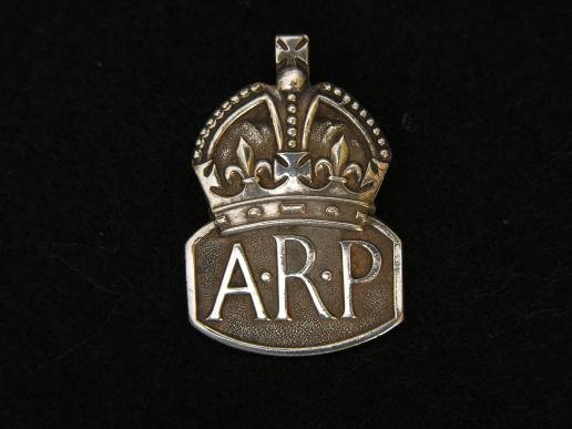 WWII Air Raid Precaution lapel Badge