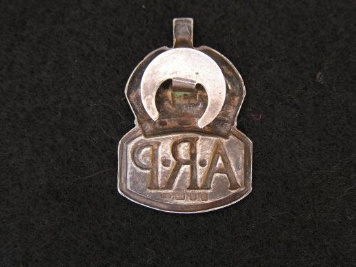 WWII Air Raid Precaution lapel Badge
