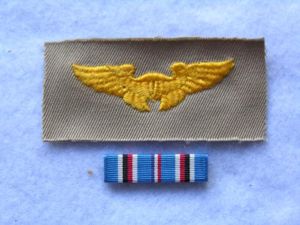 WWII U.S.A.A.F. Instuctor Pilot Wing - Tan/Tropical Summer Issue