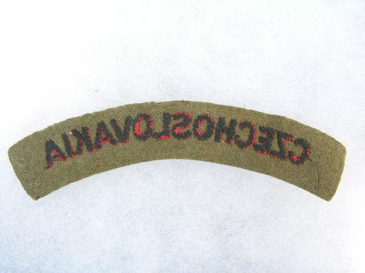 WWII Czechoslovakia Army Title