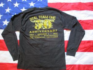 RARE US NAVY SEAL TEAM one 1 50th anniversary NSW udt DevGru T SHIRT 1962-2012