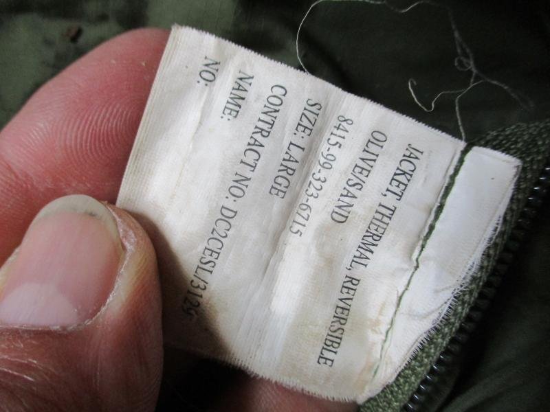 BRITISH ARMY Afghanistan ISSUE SOFTY ARCTIC THERMAL softie JACKET reversible og-Desert LARGE