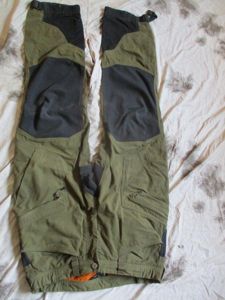 HAGLOFS rugged mountain climatic TROUSERS Large 36' green & black