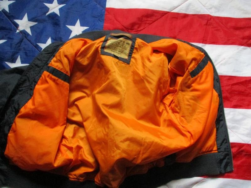 original ALPHA INDUSTRIES USA MA1 SUMMER Bomber pilot JACKET COAT navy blue M