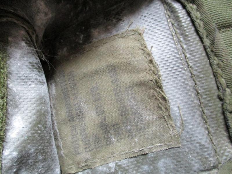 GULF WAR 1 BRITISH ARMY ISSUE OG GREEN PLCE sas belt kit INFANTRY WEBBING SET