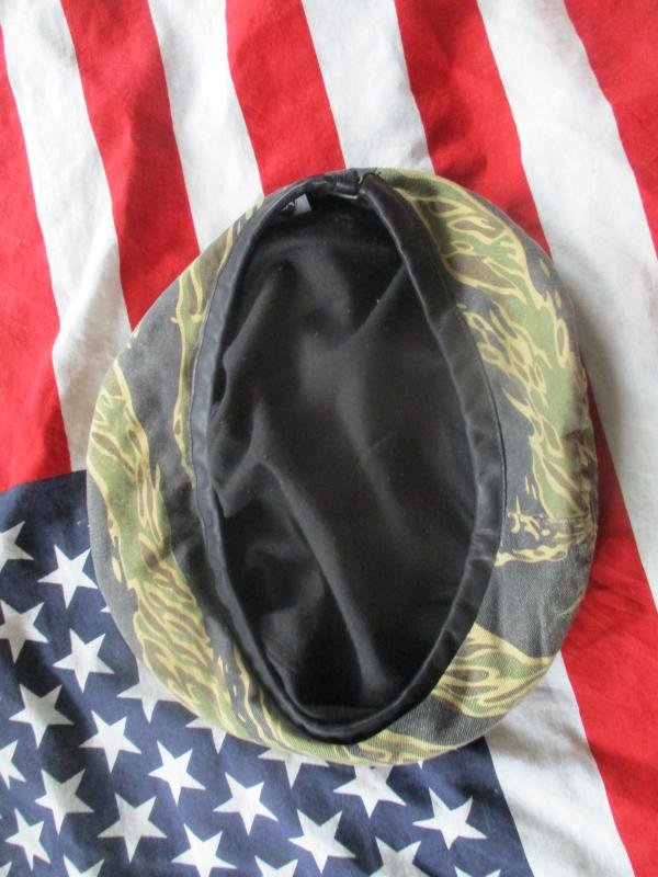 EAST ASIA SUPPLY CO golden TIGER STRIPE camo VIETNAM WAR LRRP SOG ARVN BERET