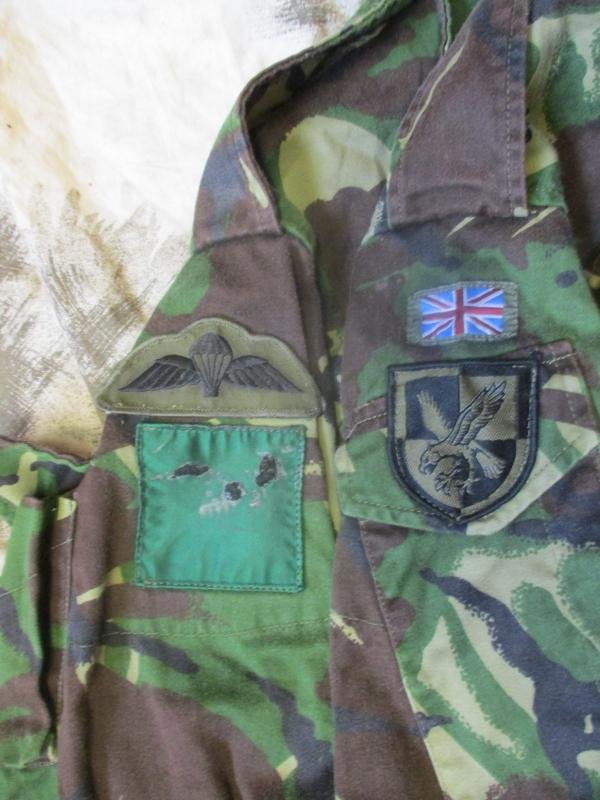 GENUINE BRITISH AIRBORNE FORCES issue OLD SKOOL DPM 3 PARA SMOCK 180/104 LARGE