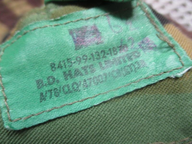 RARE BRITISH ARMY / SAS issue Falklands war 68 1968 DPM jungle BUSH BOONIE HAT