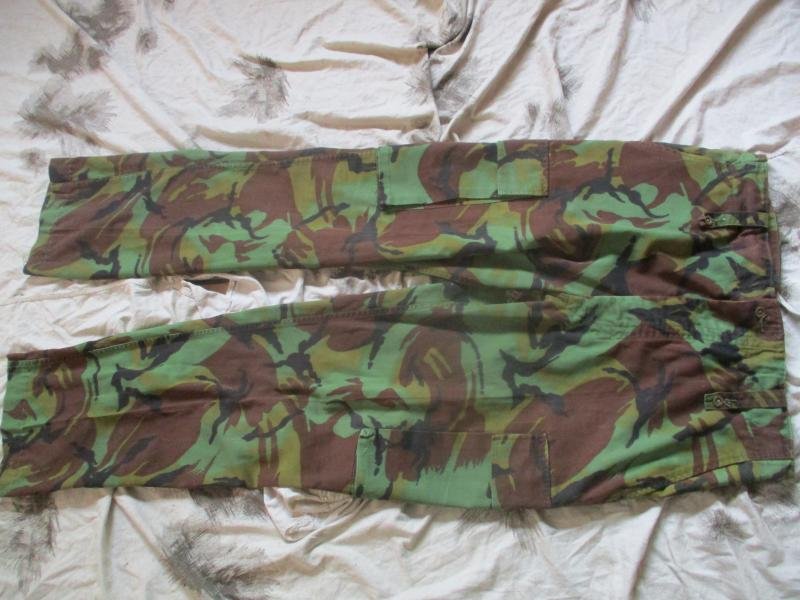 Falklands WAR ERA old type 70S DPM JUNGLE TROPICAL COMBAT TROUSERS SIZE 22 L 36'