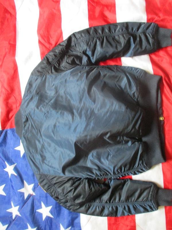ALPHA INDUSTRIES NASA 100TH SPACE SHUTTLE MISSION MA1 bomber pilot JACKET COAT SMALL