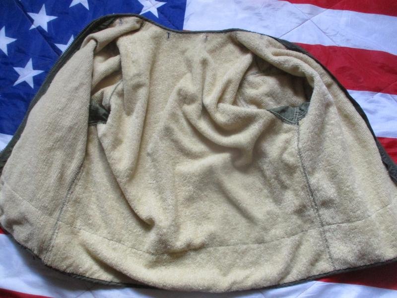 1953 dated US ARMY ISSUE M51 COAT COMBAT jacket LINER medium MODIFIED korea vietnam war
