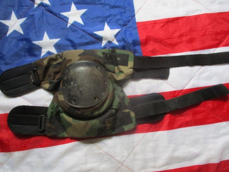 Bijans USSF ODA TEAM SEAL TEAM DEVGRU SPEAR issue M81 WOODLAND CAMO knee PADs
