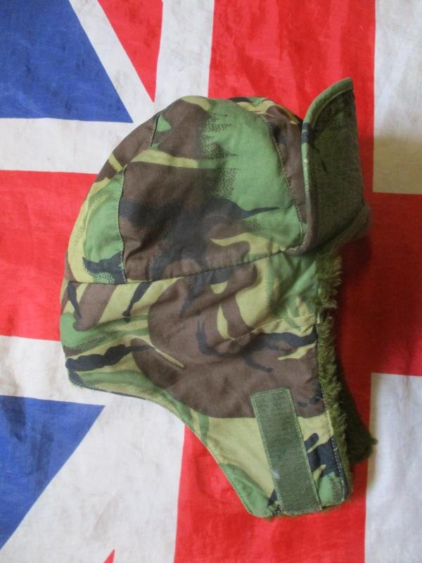 GENUINE issue Falklands war ARCTIC PATROL HAT CAP 68 DPM PRINT sas windproof COTTON GABERDINE .