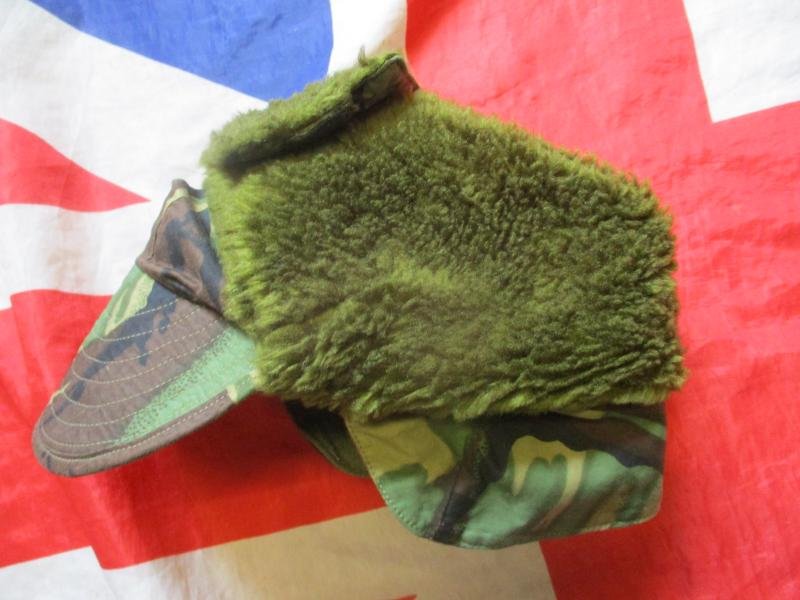 GENUINE issue Falklands war ARCTIC PATROL HAT CAP 68 DPM PRINT sas windproof COTTON GABERDINE .