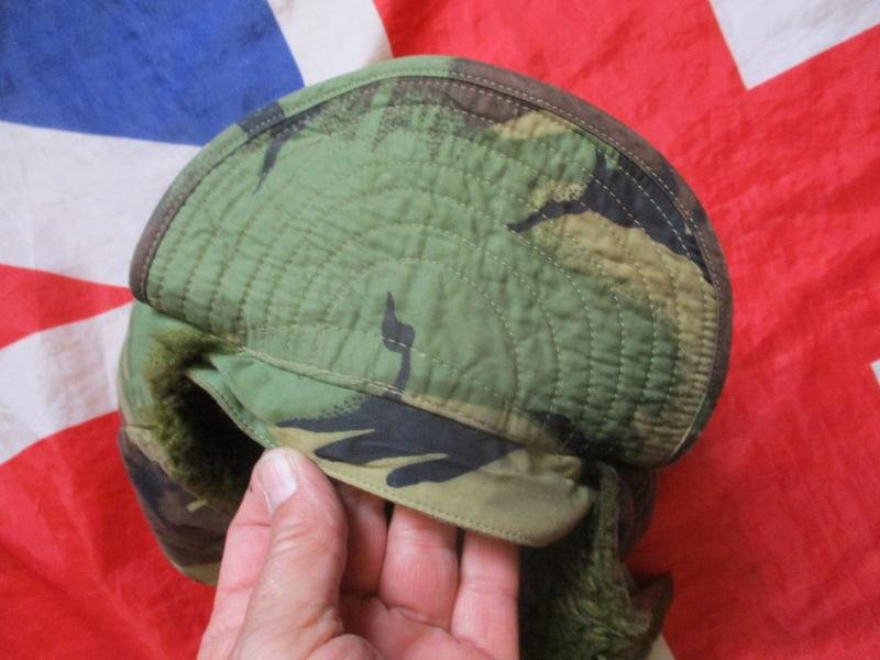GENUINE issue Falklands war ARCTIC PATROL HAT CAP 68 DPM PRINT sas windproof COTTON GABERDINE .