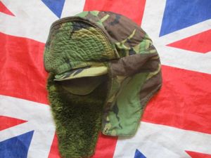 GENUINE issue Falklands war ARCTIC PATROL HAT CAP 68 DPM PRINT sas windproof COTTON GABERDINE .