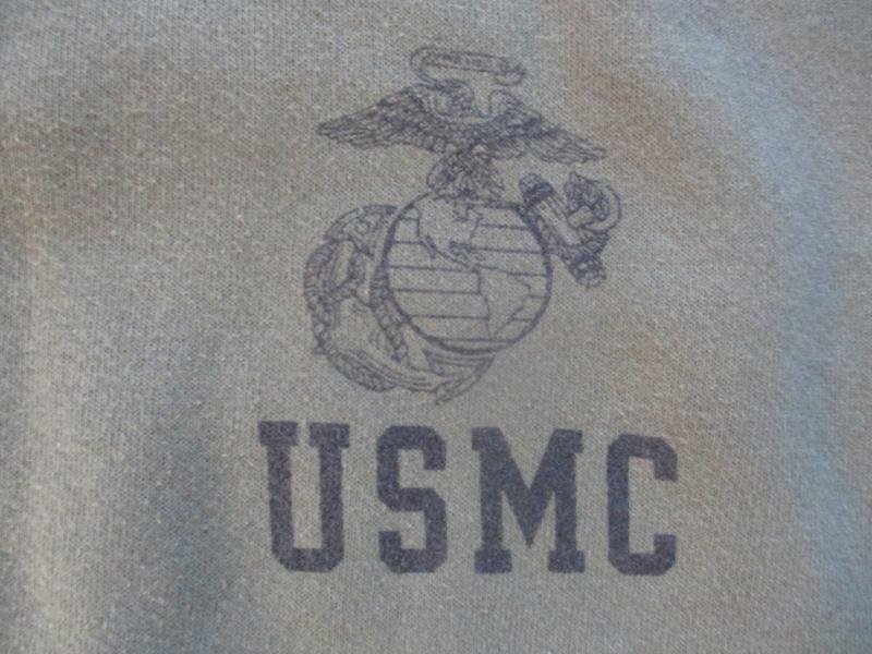 genuine USMC US marines MARINE PT ISSUE SWEATSHIRT & PANTS TRACK SUIT OG GREEN Vietnam war to MARPART Medium