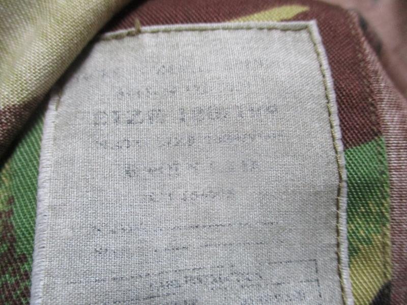 GENUINE sas RE ISSUE 68 patt JUNGLE 1968 dpm TROPICAL COMBAT SHIRT modified LARGE 180/104