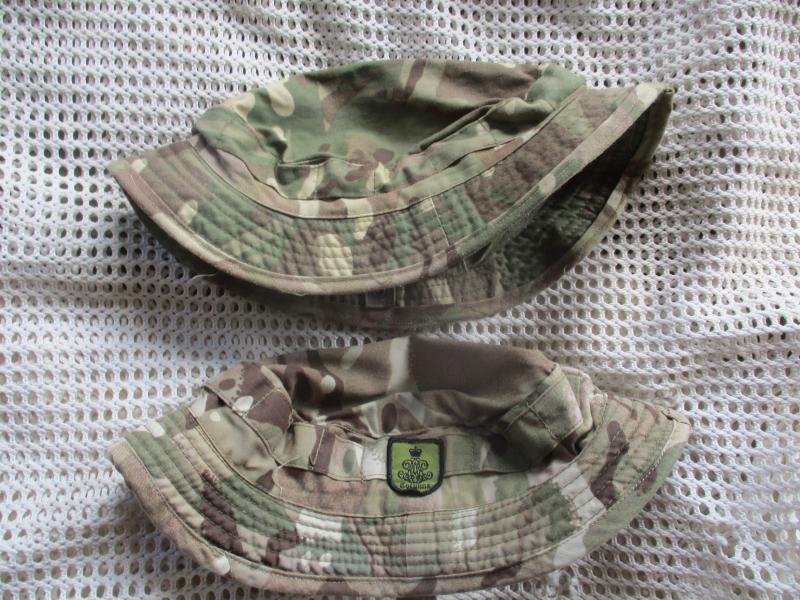 GENUINE BRITISH ARMY ISSUE MTP MULTICAM modified BUSH BOONIE JUNGLE HAT 56CM S M