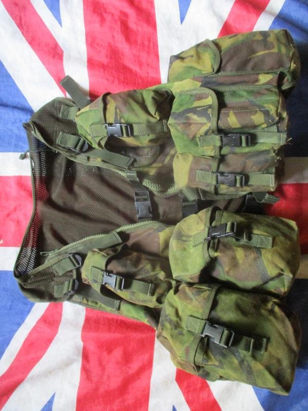 custom made PLCE OPS CTR CHEST WEBBING GP WAISTCOAT LBV VEST LBE dpm camo SAS