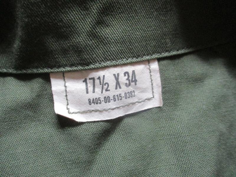 ORIGINAL vintage fashion 1982 US AIR FORCE usaf ISSUE OG green UTILITY SHIRT xxl