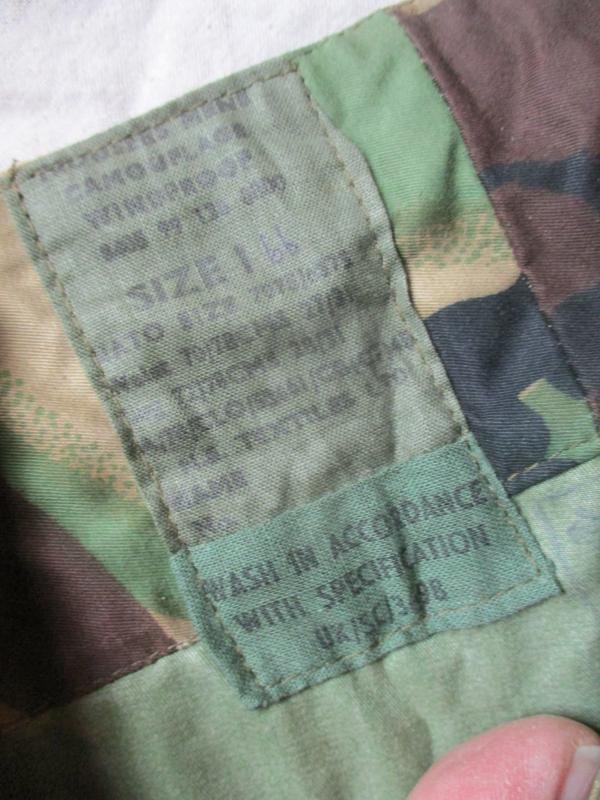 rare COTTON GABARDINE 68 dpm SAS windproof X WAIST TYPE TROUSERS FALKLANDS WAR