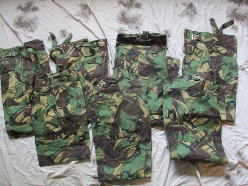 rare COTTON GABARDINE 68 dpm SAS windproof X WAIST TYPE TROUSERS FALKLANDS WAR