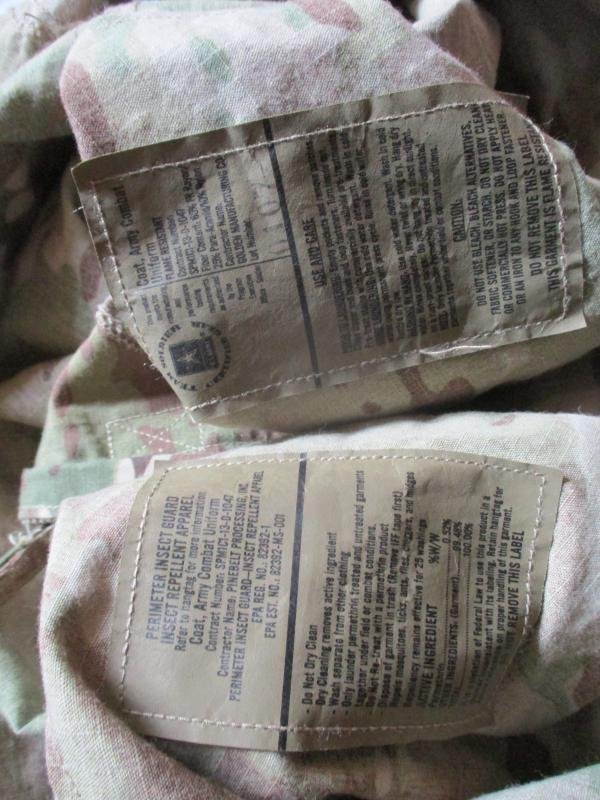 Genuine ISSUE usa US ACU OCP multicam fr COMBAT SHIRT JACKET large long