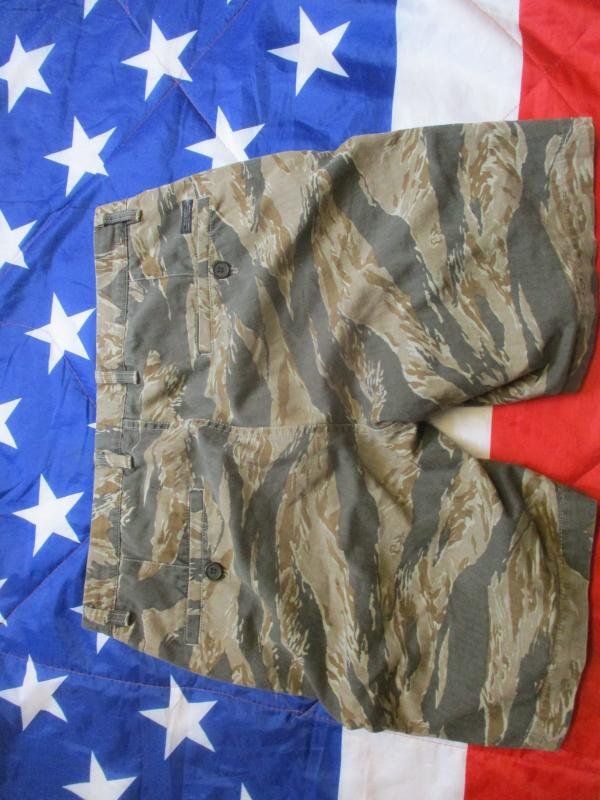 ALL SAINTS us army sf / arvn VIETNAM WAR JWD tiger stripe combat HBT SHORTS