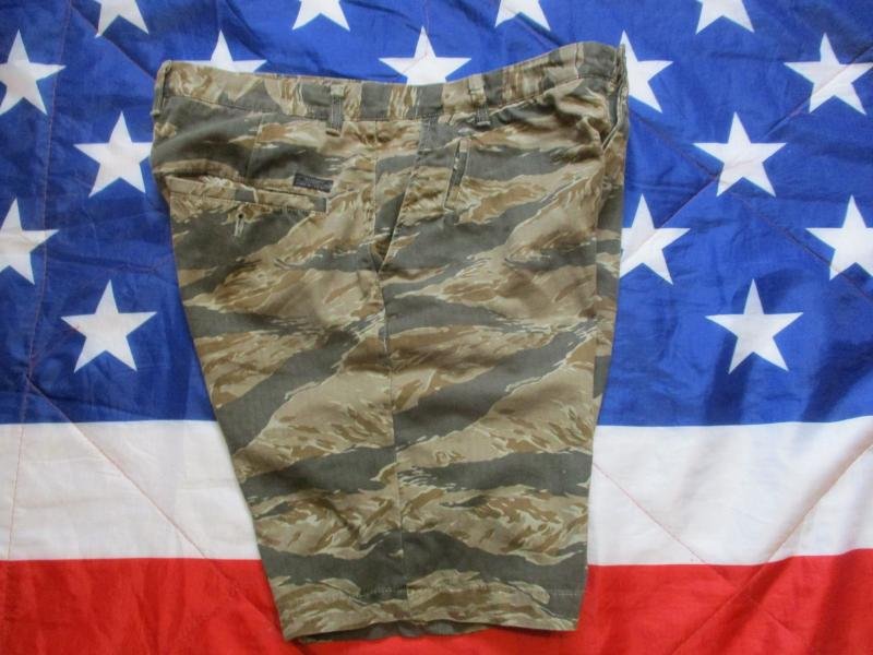 ALL SAINTS us army sf / arvn VIETNAM WAR JWD tiger stripe combat HBT SHORTS