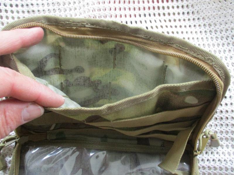 KOMBAT TACTICAL uk MOLLE front of armour LARGE commanders POUCH crye multicam NEW