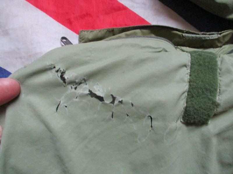 Original BUFFALO special6 FUR PILE FLEECE & PERTEX og green SHIRT SMOCK 46 large