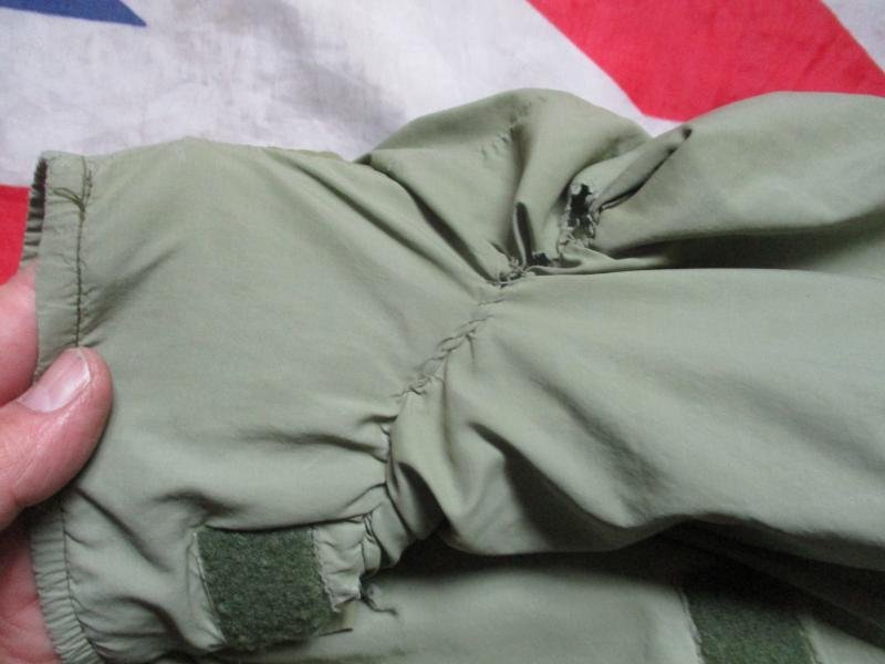 Original BUFFALO special6 FUR PILE FLEECE & PERTEX og green SHIRT SMOCK 46 large