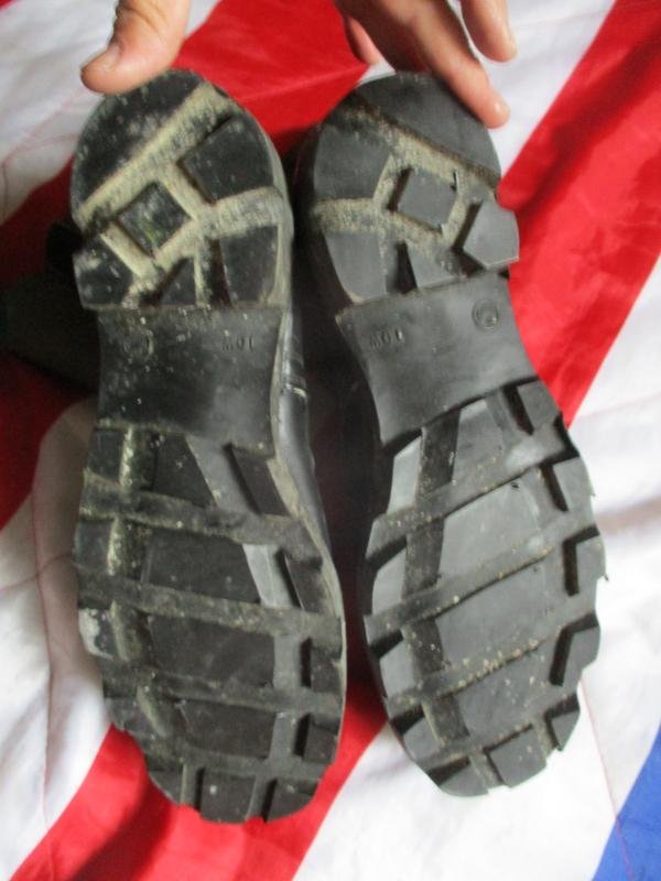 genuine 1970 US ARMY VIETNAM WAR issue JUNGLE COMBAT BOOTS us 10 W UK 9 1/2 W
