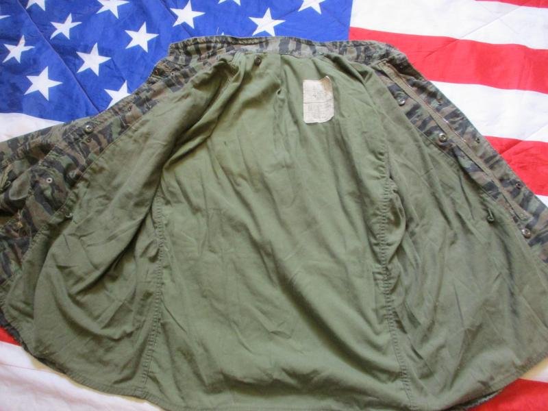 USA US ARMY VIETNAM WAR tiger stripe M65 COMBAT jacket COAT large regular -XL