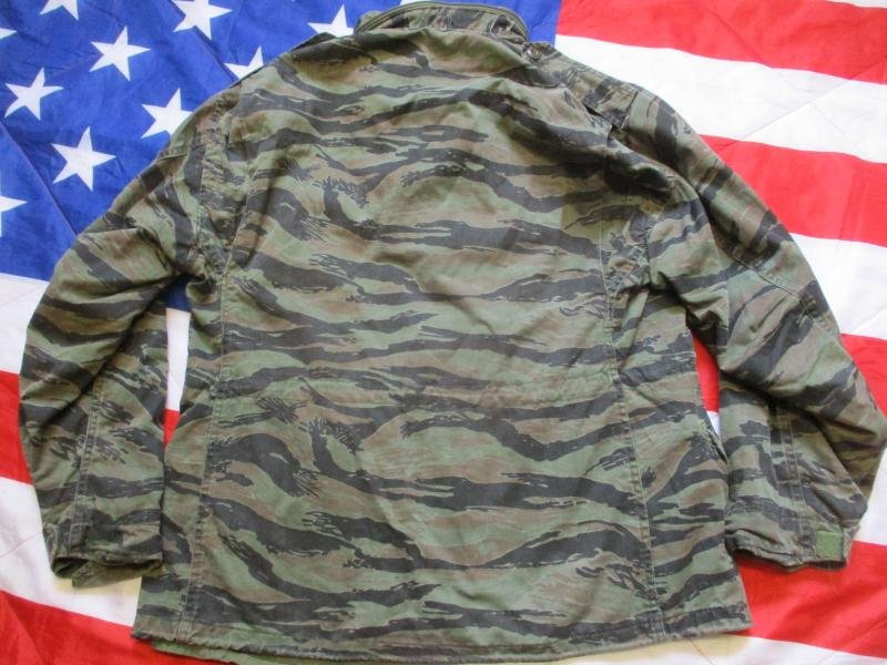 USA US ARMY VIETNAM WAR tiger stripe M65 COMBAT jacket COAT large regular -XL