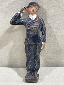 Original Nazi Era German Army Toy Soldier, Early Panzer Crewman