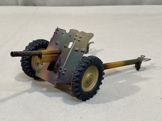 Original Nazi Era German Toy Anti-Tank Gun, 3.7cm PAK 36, LINEOL
