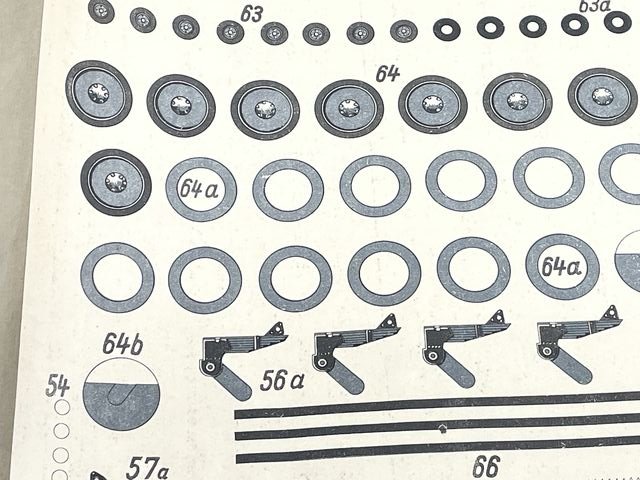 Original WWII German Paper Model Kit, Panzer II (Incomplete) — image 12
