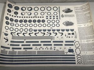Original WWII German Paper Model Kit, Panzer II (Incomplete)