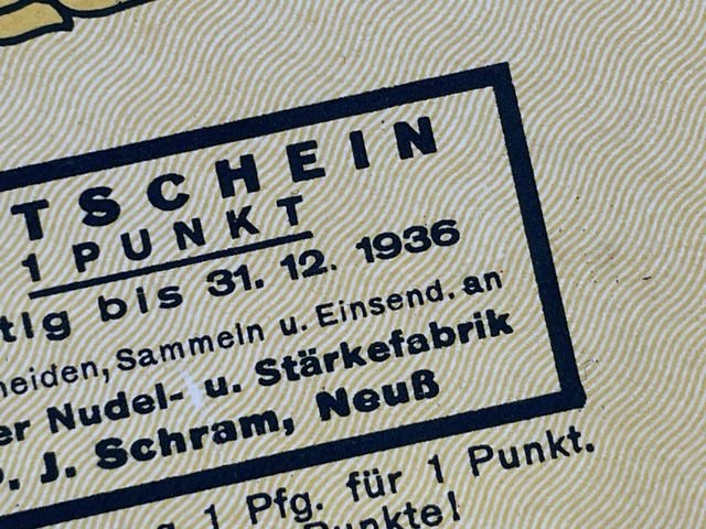 Original Pre-WWII Era German Ration Item, Egg Spaghetti Box 1936 — image 10