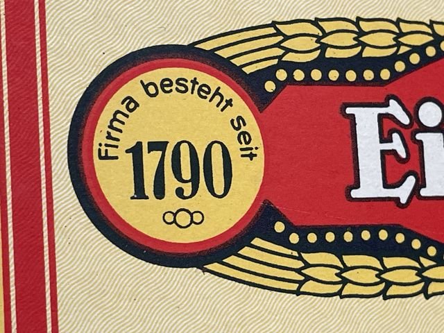 Original Pre-WWII Era German Ration Item, Egg Spaghetti Box 1936 — image 5
