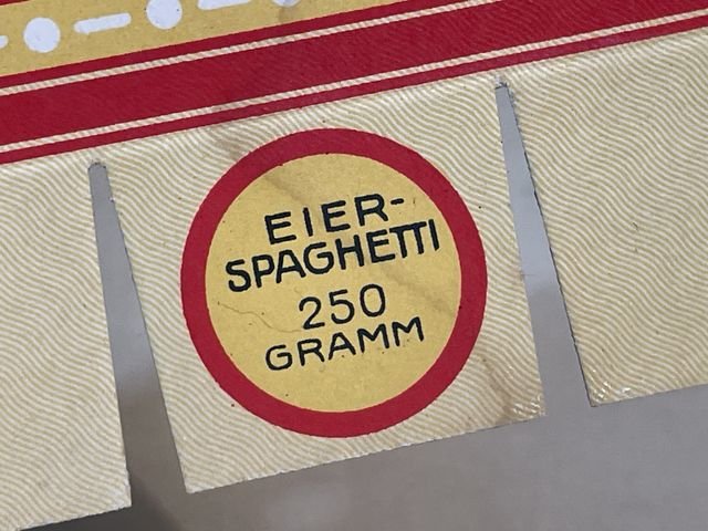 Original Pre-WWII Era German Ration Item, Egg Spaghetti Box 1936 — image 6