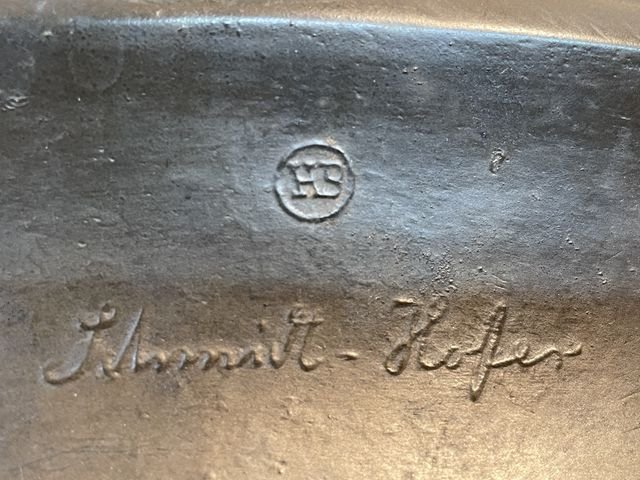 Original Nazi Era German Metal HITLER Bust, Rifle Butt Damaged — image 14