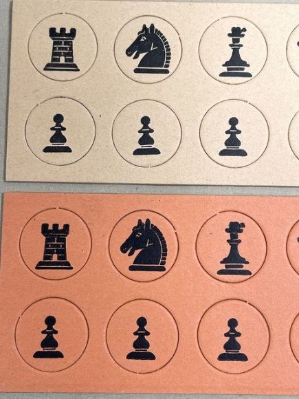 Original WWII German Soldier's Feldpost Chess Game w/Envelope Mailer — image 3