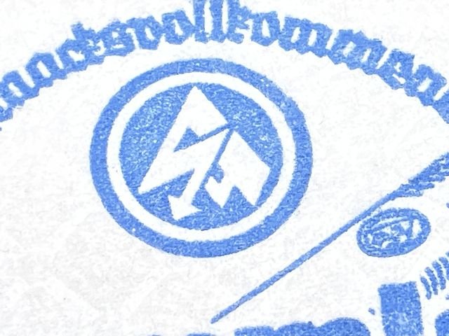 Original Nazi Era German SA Beer Stein Coaster, Trommler 3 1/3 — image 2
