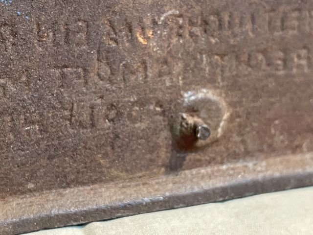 Original Nazi Era German Steel Hitler Plaque with Hitler Quote — image 6