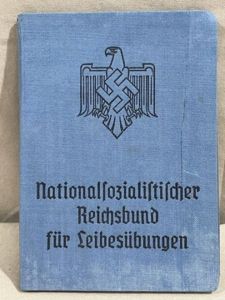 Original Nazi Era German NSRL Member's ID/Dues Book