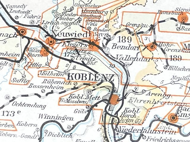 Original 1938 German Postal Map, Berlin Special Edition — image 11