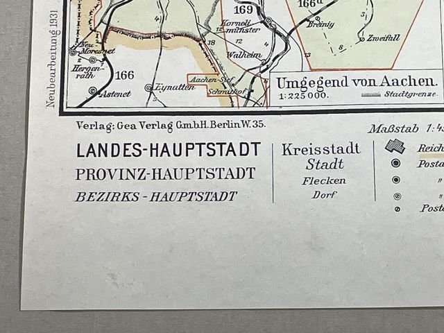 Original 1938 German Postal Map, Berlin Special Edition — image 25